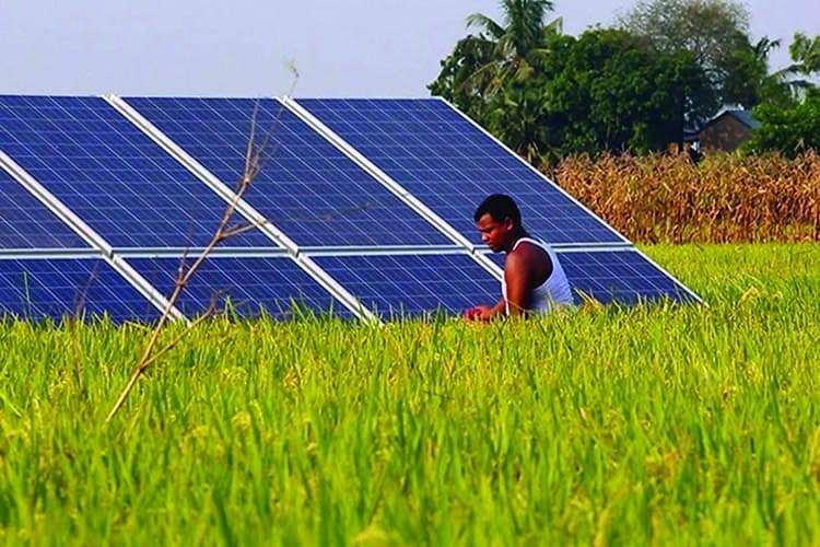 Solar irrigation and farming field